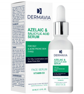 Dermavia Yağli Akne Eğilimli Cilt Tipleri İçin Yüz Serumu 30 Ml